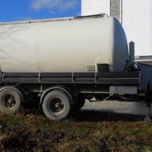 foto 30m3 silo malt tandem trailer tank Feldbinder