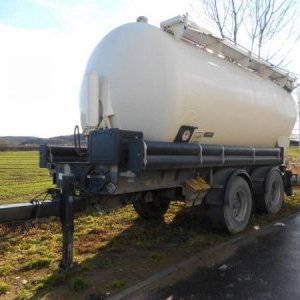 foto 30m3 silo malt tandem trailer tank Feldbinder